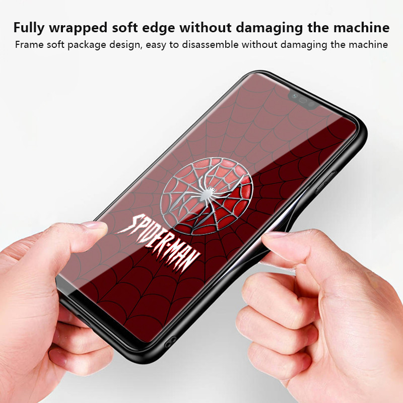 เคสสำหรับ Xiaomi Redmi Note 11 4G Note 11s Note 11 Pro 5G เคสโทรศัพท์แมงมุมเปลือกแก้วกันกระแทก - รูปที่ 4