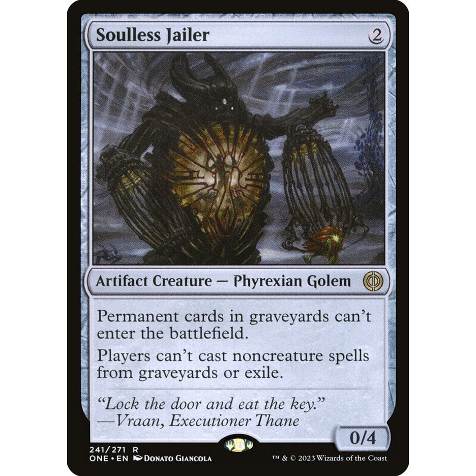 Soulless Jailer การ์ด Magic the Gathering [MTG] ของแท้