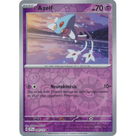 การ์ดโปเกมอน Azelf - 080/191 - Common Reverse Holo