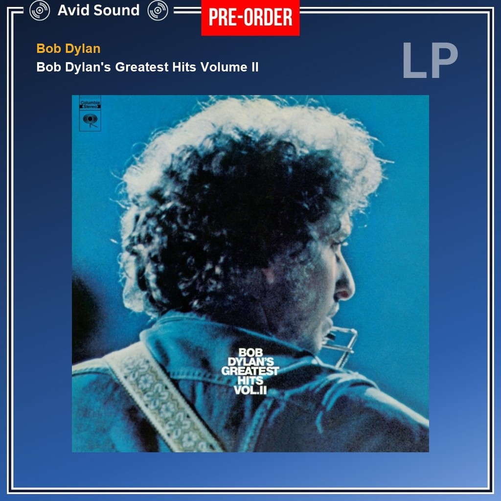 Pre-Order แผ่นเสียง Bob Dylan Bob Dylan's Greatest Hits Volume II ใหม่ ซีล Bob Dylan Vinyl LP