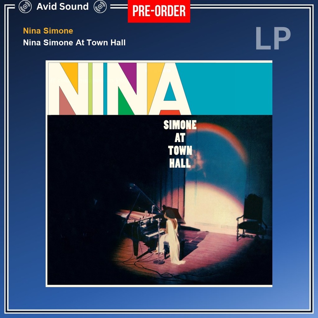 Pre-Order แผ่นเสียง Nina Simone Nina Simone At Town Hall ใหม่ ซีล Nina Simone Vinyl LP
