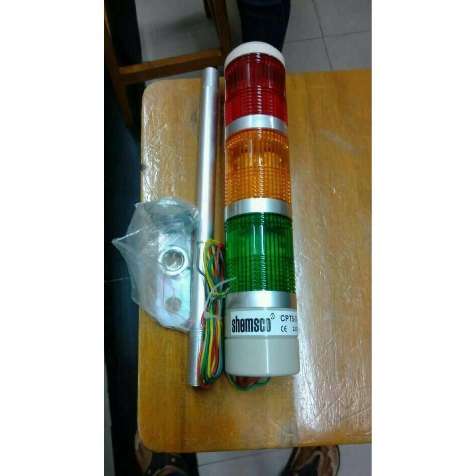 โคมไฟทาวเวอร์ 3 ดวง 24vdc flicer + buzzer