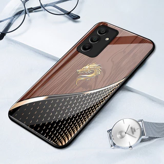 เคสสำหรับ Samsung A15 4G A15 5G A16 5G A13 5G A24 A54 A55 A34 A35 5G A13 Lite A14 5G เคสโทรศัพท์มังกรเปลือกแก้วกันกระแทก