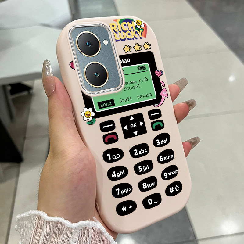 เคสใช้ได้กับ VIVO Y03 Y03T Y18 Y18i Y18e Y28s Y37 5G Case Creative Soft Cover