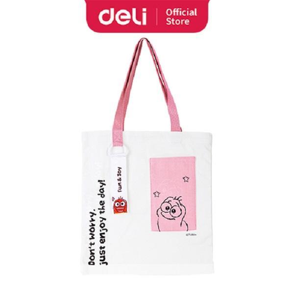 กระเป๋ากวดวิชา Deli Larva / กระเป๋าผ้าแคนวาส กระเป๋าผ้าแคนวาส 34 x 35 ซม. EH800
