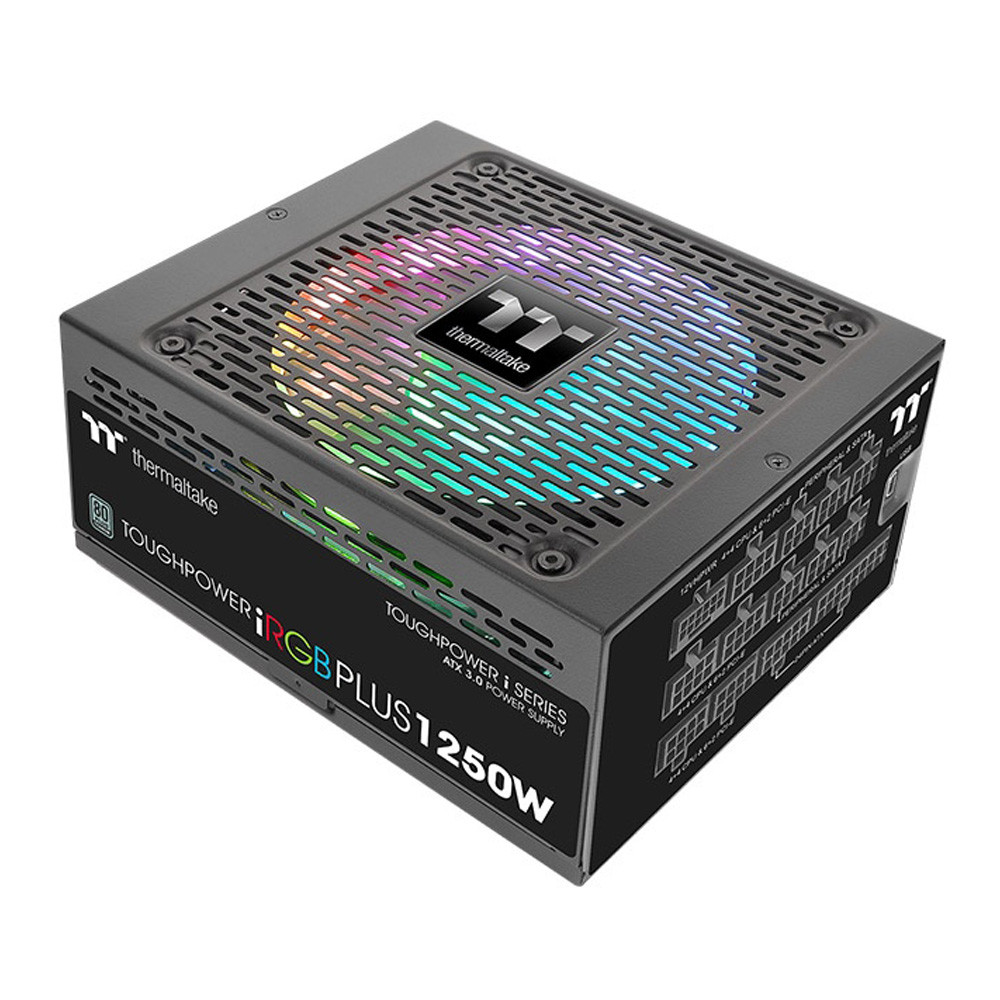 POWER SUPPLY THERMALTAKE TOUGHPOWER IRGB PLUS 1250W TITANIUM - TT PREMIUM EDITION - 1250W 80 PLUS TI