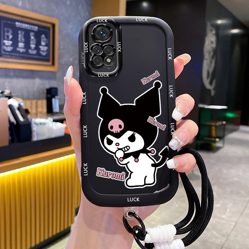 เคสสำหรับ Xiaomi Redmi Note 11 4G Note 11s เคสโทรศัพท์กระต่ายซิลิโคนสายคล้องกันกระแทก