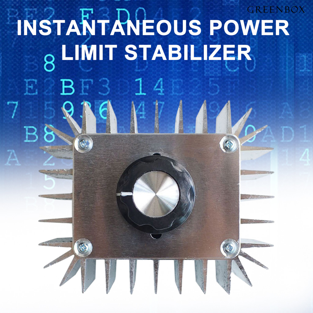 Greenbox Power Stabilizer 5000W AC เครื่องควบคุมแรงดันไฟฟ้า Dimmer ปรับอุณหภูมิไฟ Dimmer สําหรับอิเล