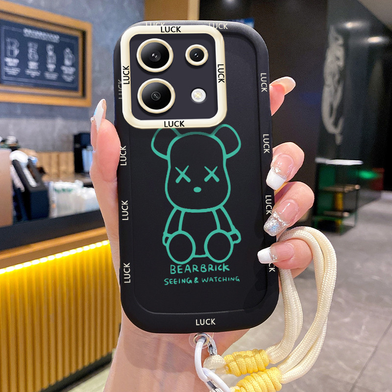 เคสสำหรับ Xiaomi Redmi Note 13 5G POCO X6 Neo 5G เคสโทรศัพท์หมีซิลิโคนสายคล้องกันกระแทก ราคา ถูกที่สุด ดีลบีเคเค แกลเลอรีภาพที่ 7