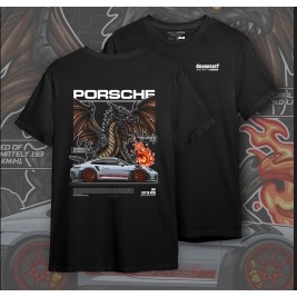 911 GT3 RS เสื้อยืดไมโครไฟเบอร์