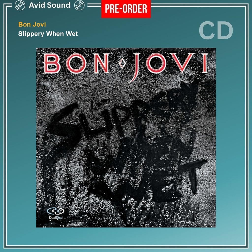 Pre-Order CD แผ่นซีดี Bon Jovi Slippery When Wet ใหม่ ซีล Bon Jovi CD