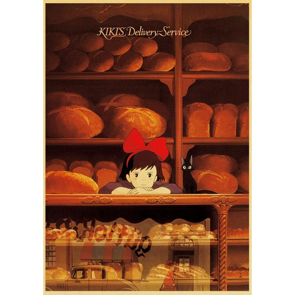 Hayao Miyazaki S Ghibli Vintage Anime Art - Spirited Away, Totoro, Ponyo, Mononoke Wall Poster 0920 