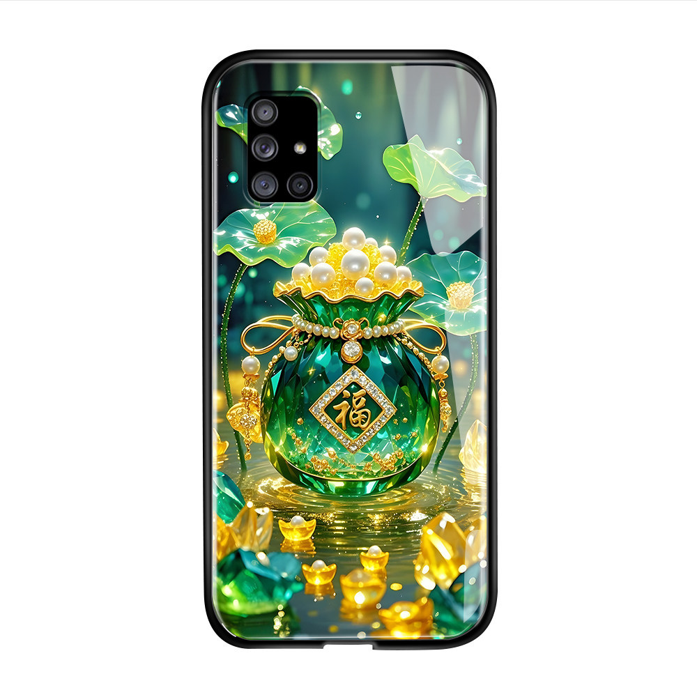 เคส For Samsung Galaxy A71 5G เคสโทรศัพท์ เคสมือถือ เคสซัมซุง เคสแข็ง Phone Case BLK