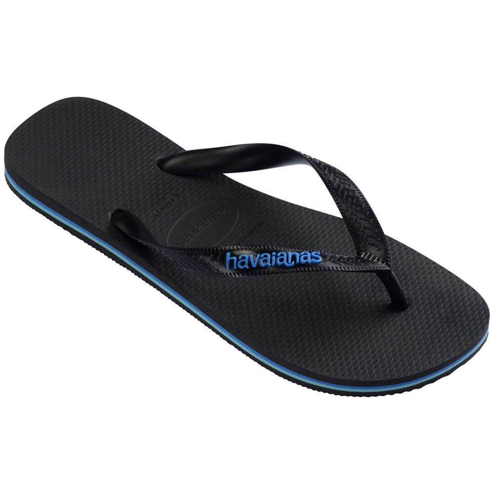 HAVAIANAS شبشب Top Logo Filete — أسود/أزرق — صورة 3