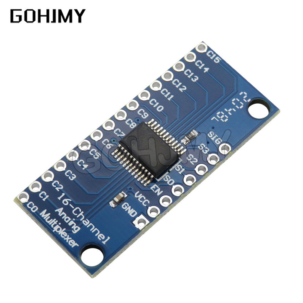 CD74HC4067 16-Channel Analog Digital Multidxer Breakout Board โมดูลสําหรับ Arduino DIY 74HC4067