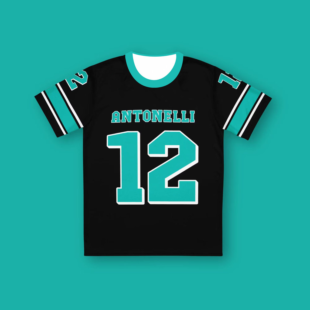 เสื้อยืด Andrea Kimi Antonelli Mercedes F1 ทำจากไมโครไฟเบอร์