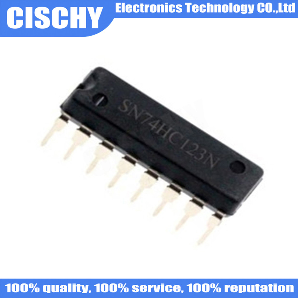 5 ชิ้น/ล็อต SN74HC123N 74HC123 DIP16 MM74HC123AN HD74HC123AP DIP-16 ในสต็อก