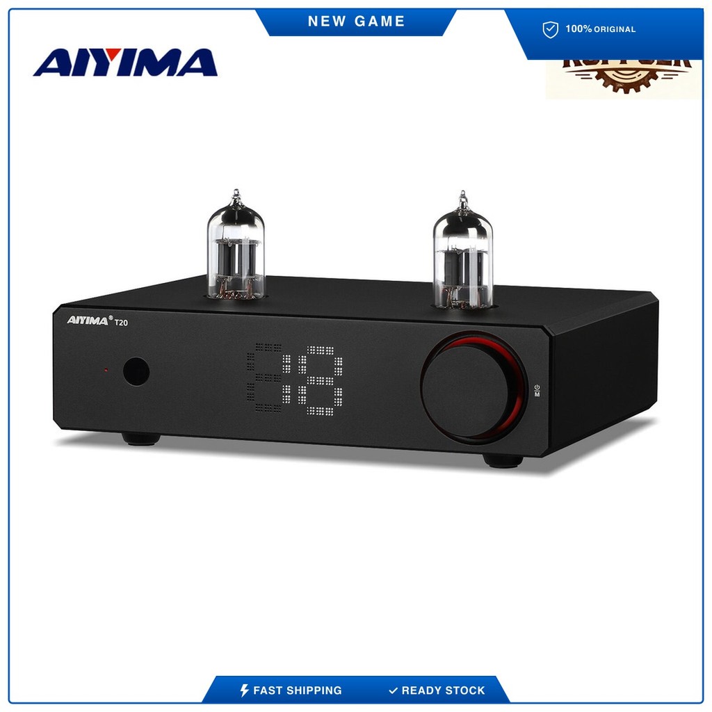 Ready Local AIYIMA T20 Vacuum Tube Preamplifier ECC83 HiFi Stereo