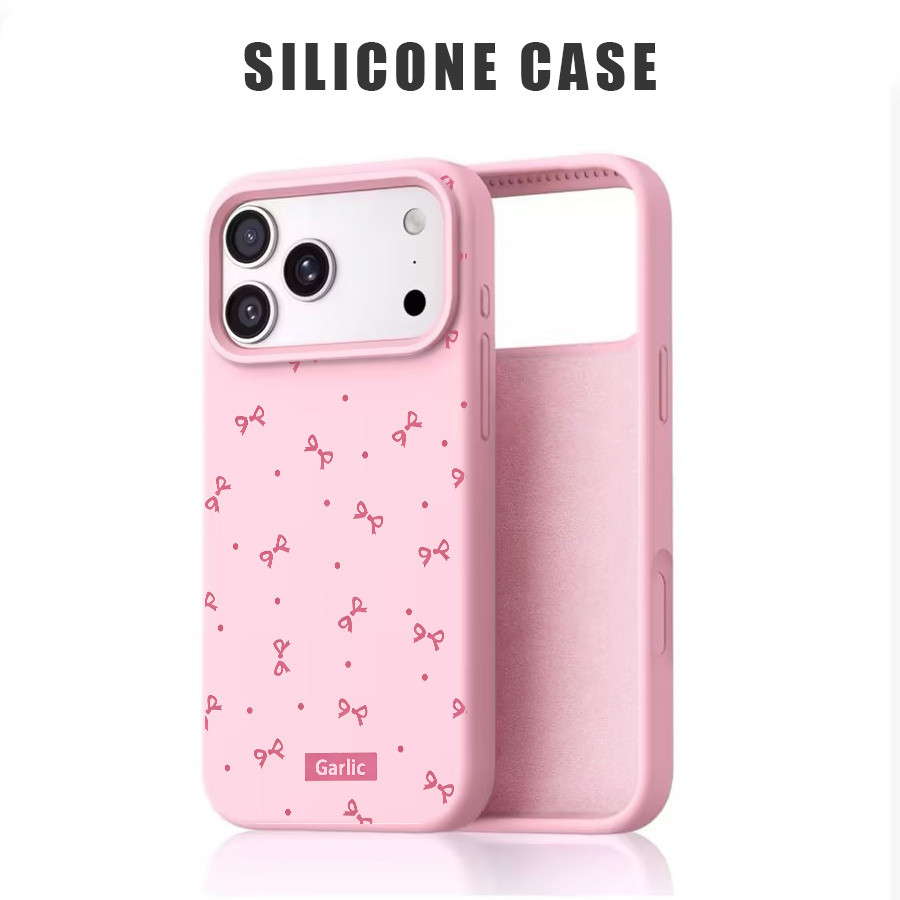 [Lucu Case] Dot Ribbon Casing Hp Infinix Smart 20 Hot 60 Pro Plus 60I Tecno Spark Go 2 Itel P55 4G 4