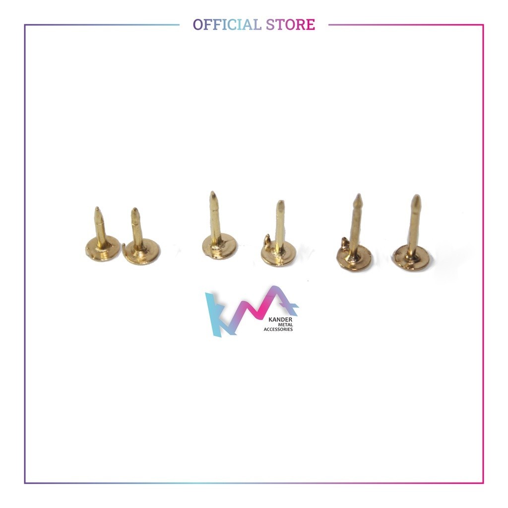 Guava Knob Cuff Pin Nails 8mm, 10mm และ 12mm