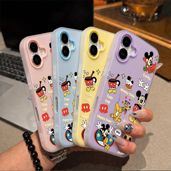 Jelly 2 In 1 Mickey Mouse Casing Hp Oppo Reno 16F 16 Pro 5G 15F A6X A6 Pro 14F A3X A5I A5 2025 A5 Pr