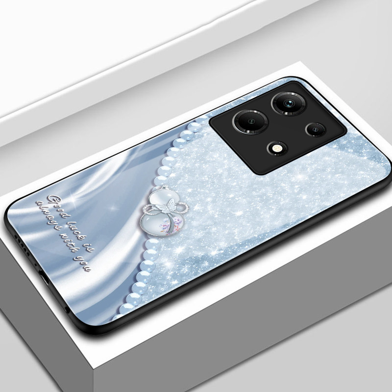 เคสสำหรับ Infinix Note 30 4G Note 30 5G Gt 20 pro เคสโทรศัพท์ฝักหรือหูรูไข่มุกเปลือกแก้วกันกระแทก