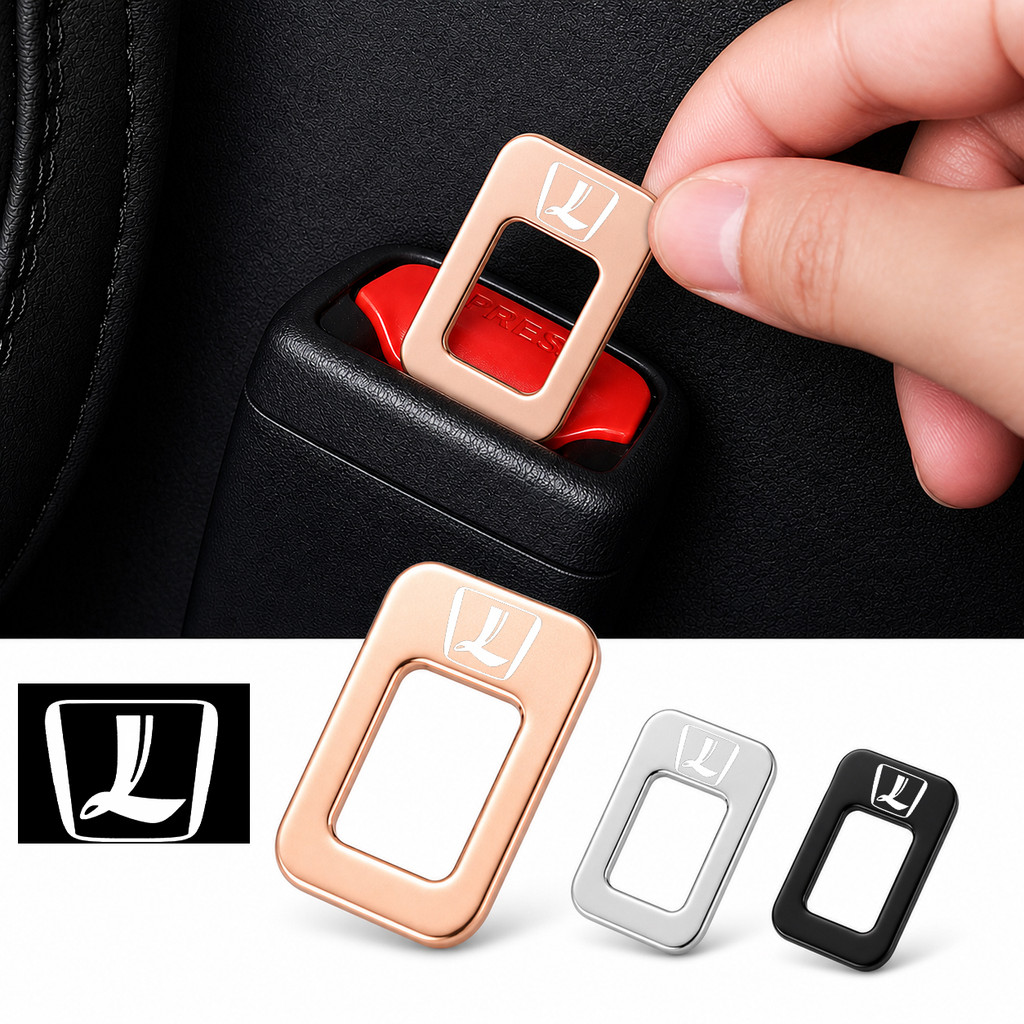 สําหรับ Luxgen โลหะซ่อนสัญลักษณ์ Seatbelt หัวเข็มขัดคลิป Anti Alarm Chime Silencer สําหรับ luxgen U6