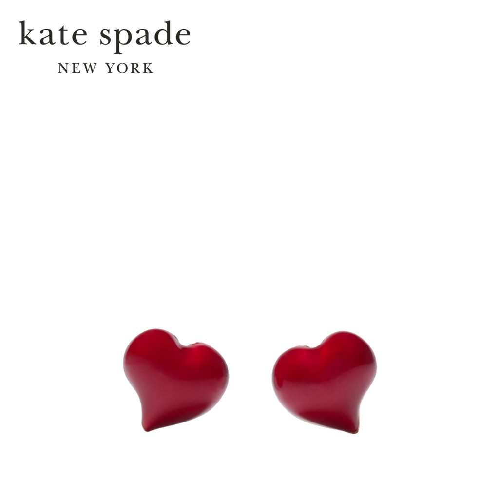 Kate Spade New York ต่างหูสตั๊ดรุ่น Amour Studs KN523 600 สี Dark Scarlet