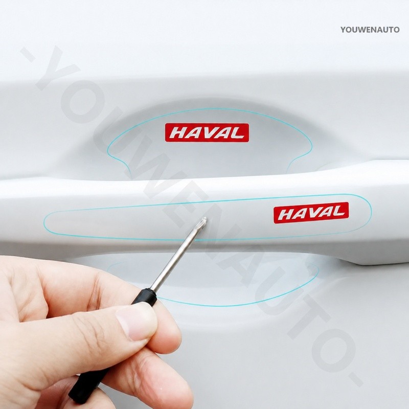 สําหรับ Haval ชุด 8 รถโปร่งใสประตู Handle Protector สติกเกอร์สําหรับ haval Jolion h6 hev gt 2025 202