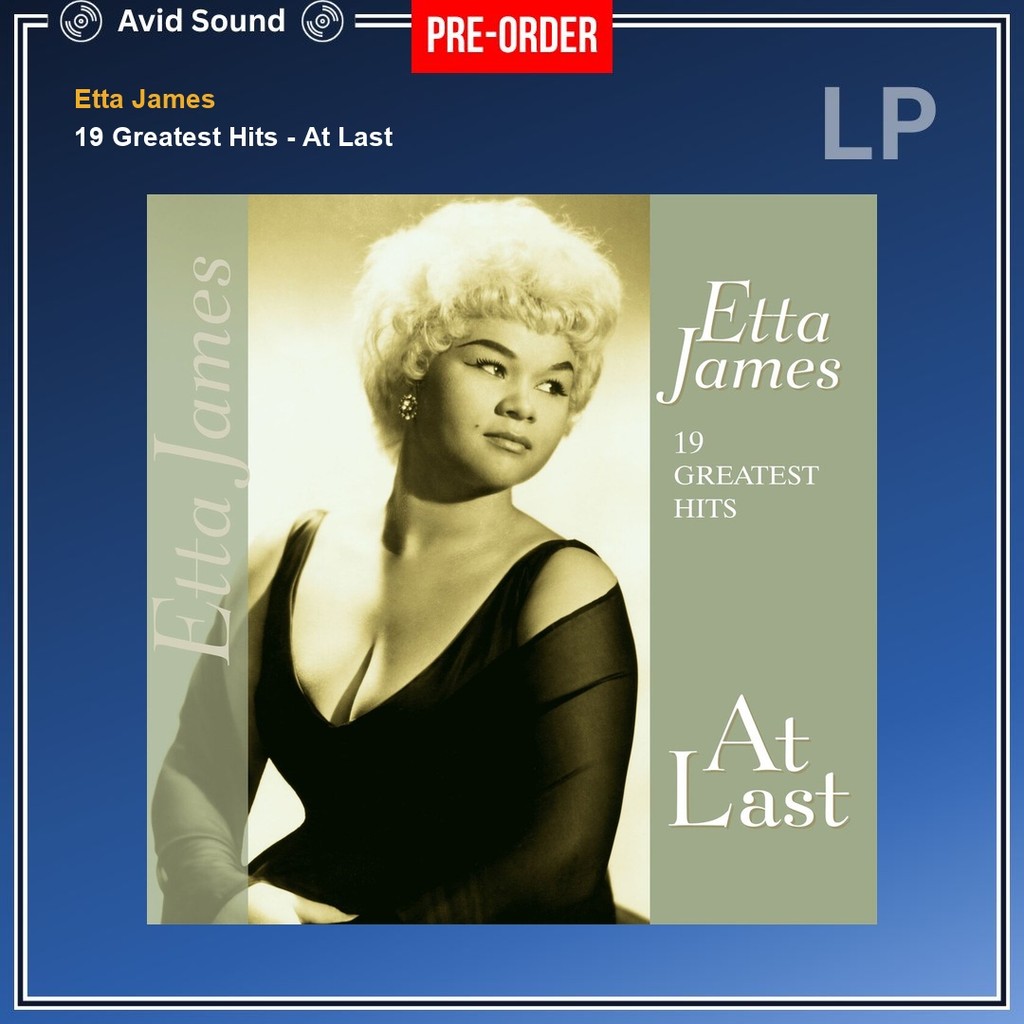 Pre-Order แผ่นเสียง Etta James 19 Greatest Hits - At Last ใหม่ ซีล Etta James Vinyl LP