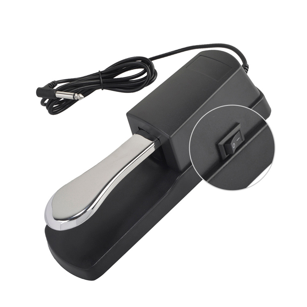 คีย์บอร์ดเปียโน Sustain Damper Pedal สําหรับ Casio Yamaha Roland ออร์แกนอิเล็กทรอนิกส์ไฟฟ้า
