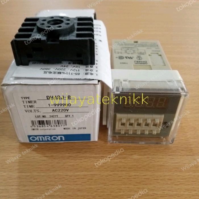 OMRON DH48J 8 DH48J-8 รีเลย์และซ็อกเก็ตเคาน์เตอร์ดิจิตอล PF61
