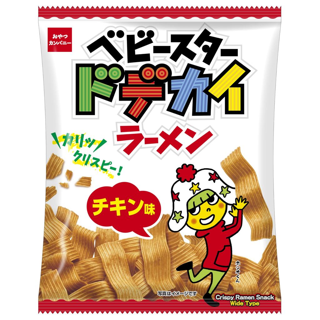 【Direct From Japan】Oyatsu Company Baby Star Dodekai Ramen Chicken Flavor 68g