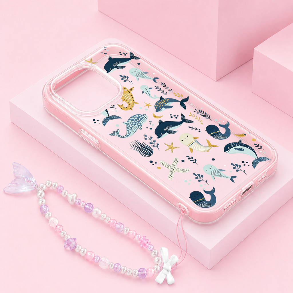 [เคส Su Lu] เคสปลา Realme C85 Pro Note 80 70 Note 60 60X C85 5G C75 C75X Ck0624 Clear กันกระแทกสาวพร