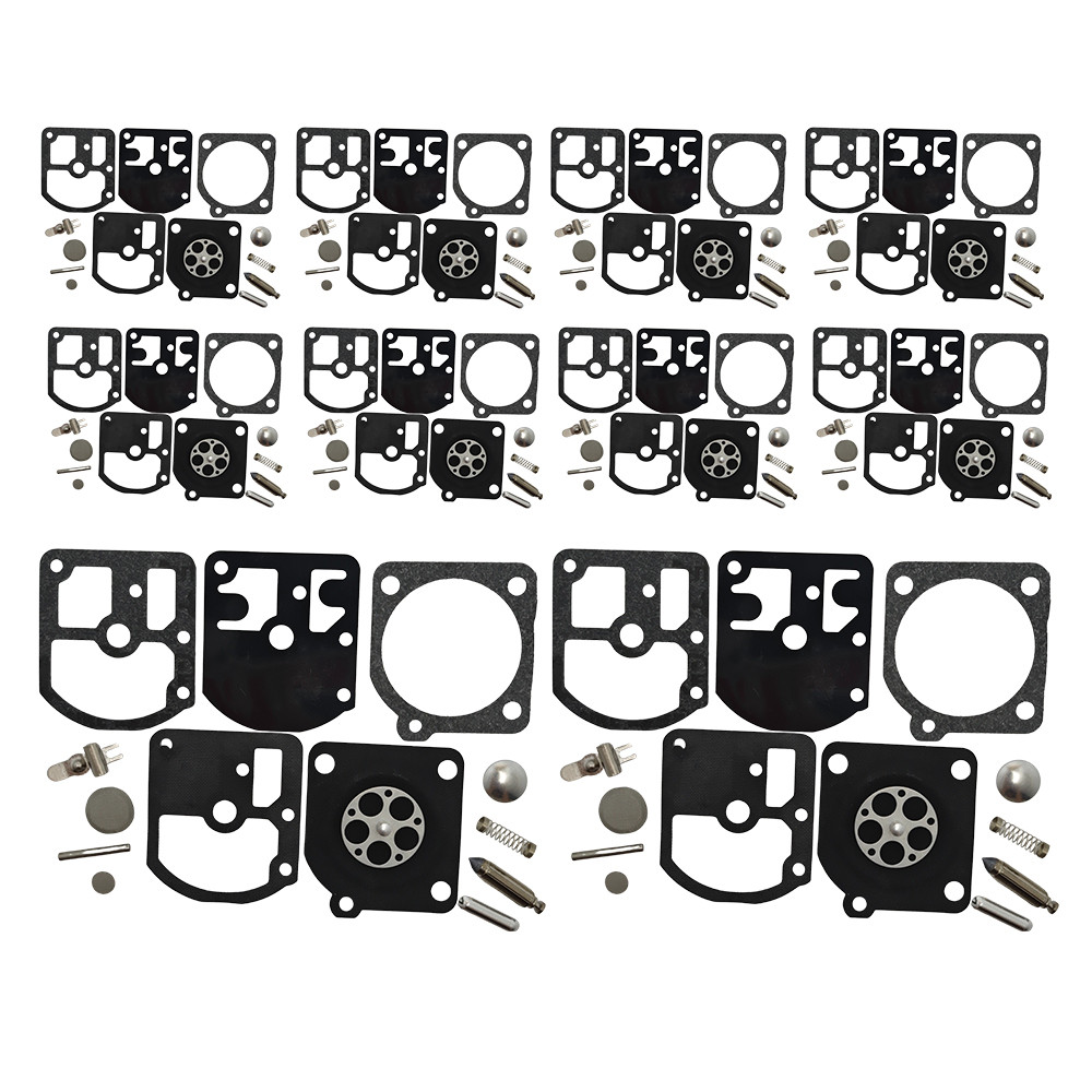 10PCS เปลี่ยน ZAMA RB-11 ชุดซ่อมคาร์บูเรเตอร์สําหรับ 009 010 011 012 011AV & AVEO GND-7 C1S-Z1 C1S-Z