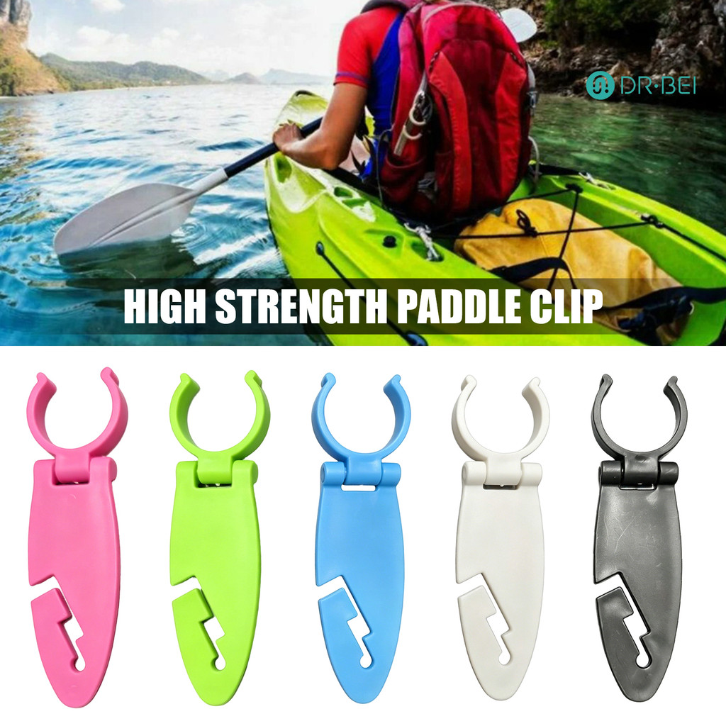 DR.BEI 2/4 ชิ้น Kayak Paddle Board Fixing Clip, Universal Paddle Board Holder, Plastic Paddle Board 