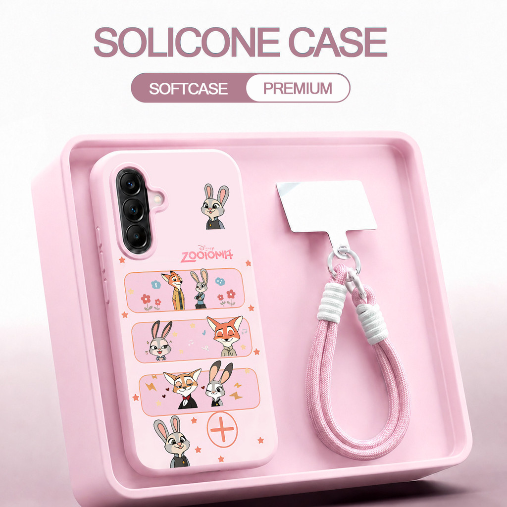 HP Bintang Zootopia [เคส Su Lu] Realme C71 P3 Lite C75X C75 Note 70 60X C85 Pro 5G Soft Case Silicon