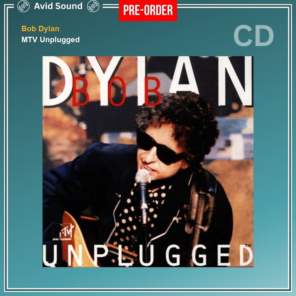 Pre-Order CD แผ่นซีดี Bob Dylan MTV Unplugged ใหม่ ซีล Bob Dylan CD