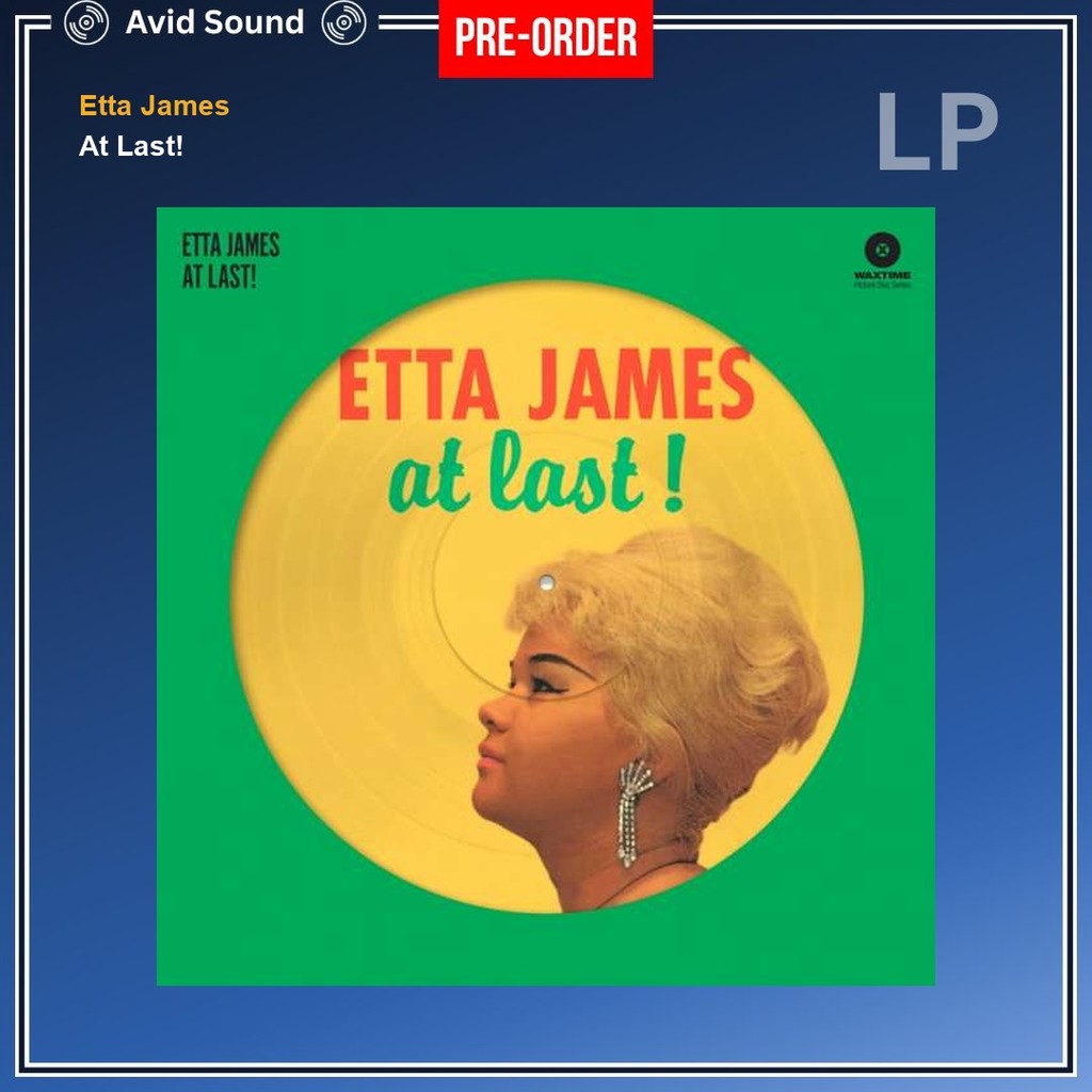 Pre-Order แผ่นเสียง Etta James At Last! ใหม่ ซีล Etta James Vinyl LP