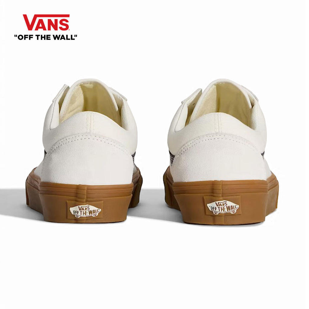 VANS حذاء Old Skool — أبيض/صمغي — صورة 4