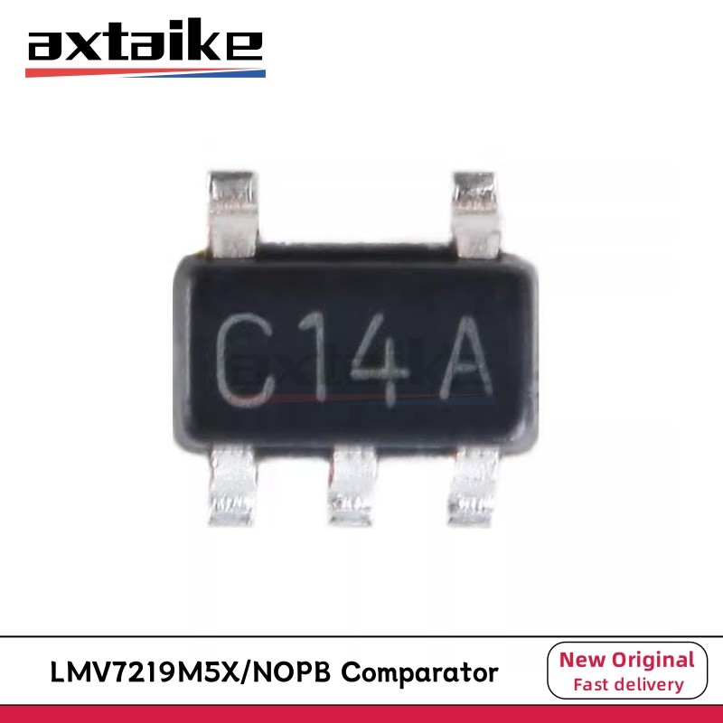5PCS LMV7219 C14A SOT23-5 LMV7219M5 LMV7219M5X LMV7219M5X/NOPB 7ns 2.7V ถึง 5V Comparator พร้อมราง S
