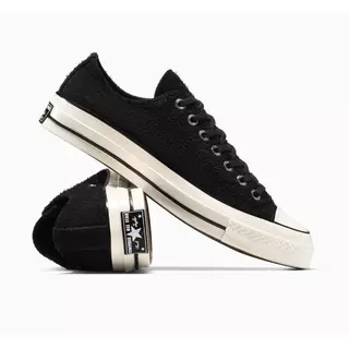 CONVERSE รองเท้า CHUCK 70 SUEDE+ OX BLACK ผู้ชาย A14662CM_H5BKXX