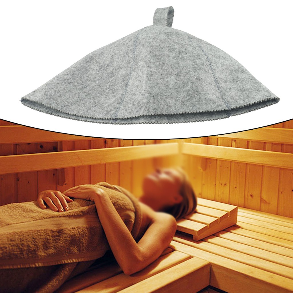 ⭐พร้อมส่ง⭐Thicken  Sauna Hat Hair  for Protection Spa Sauna Accs For Bath  for Protection