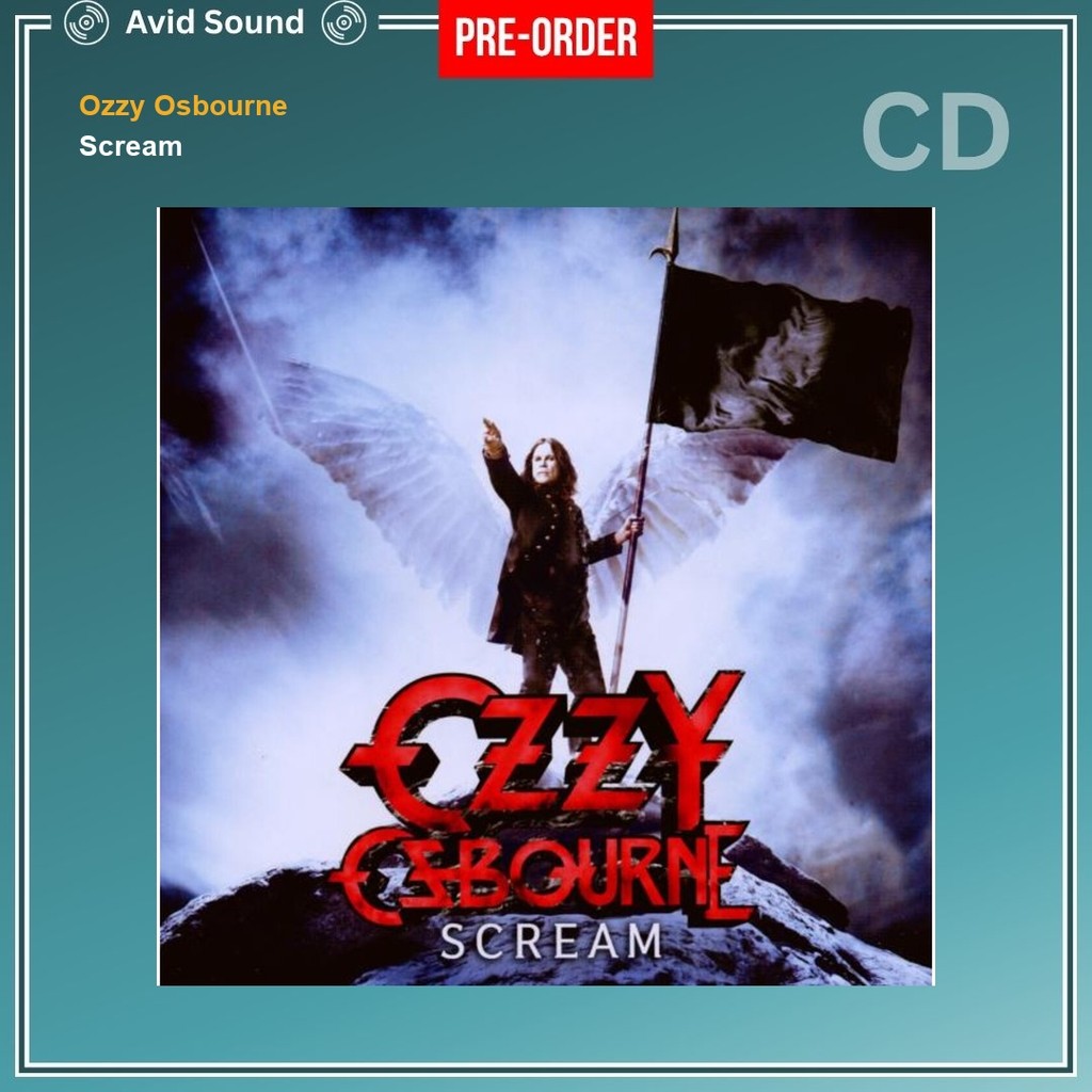 Pre-Order CD แผ่นซีดี Ozzy Osbourne Scream ใหม่ ซีล Ozzy Osbourne CD
