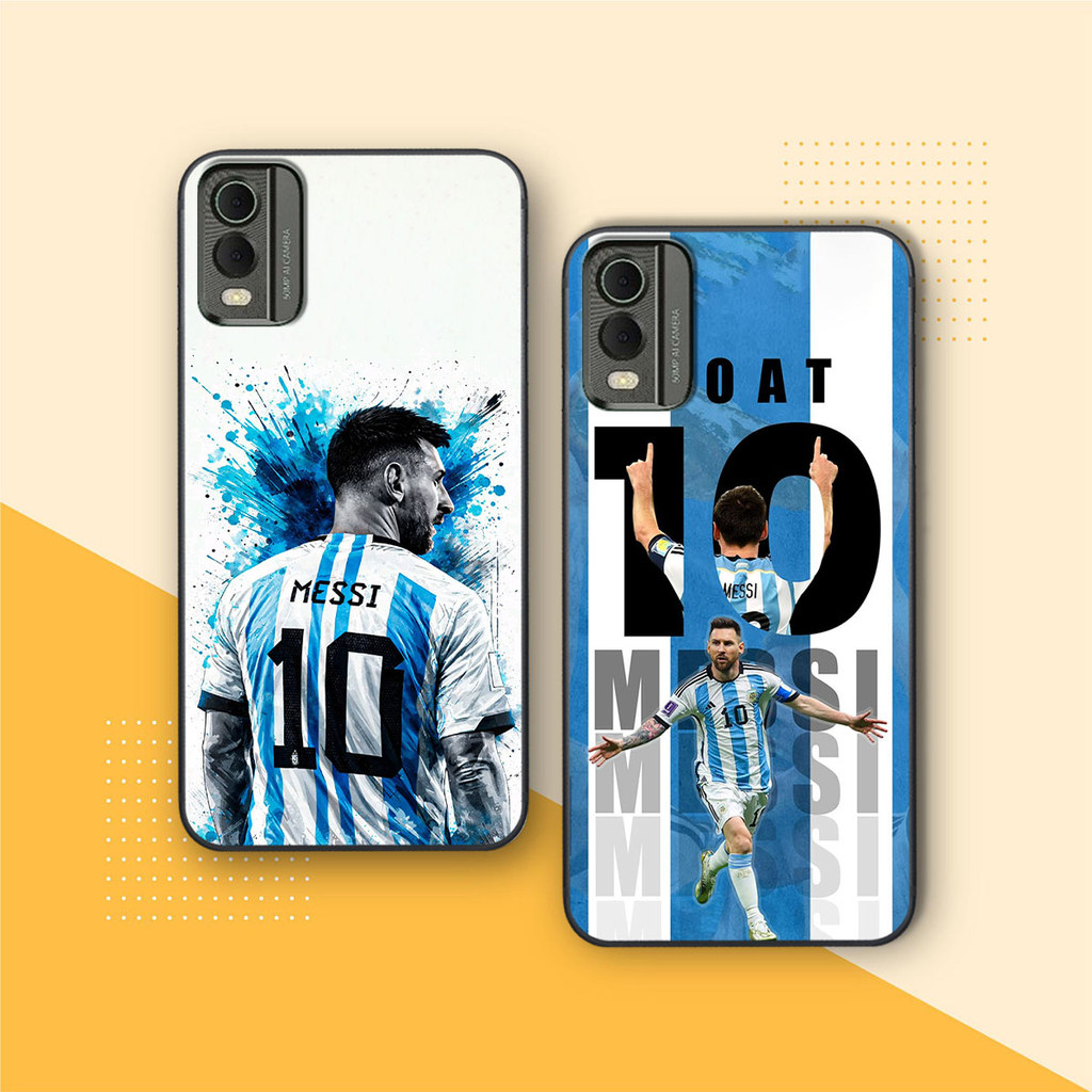 เคส Nokia C32 สุดสวย พร้อมภาพ Messi Ronaldo