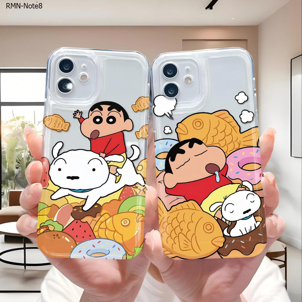 เคส For Xiaomi Redmi Note 13 12 11S 11 10 10S 9 8 Pro 4G 5G เคสโทรศัพท์ เคสเรียวมี โปร่งใส Phone Cas