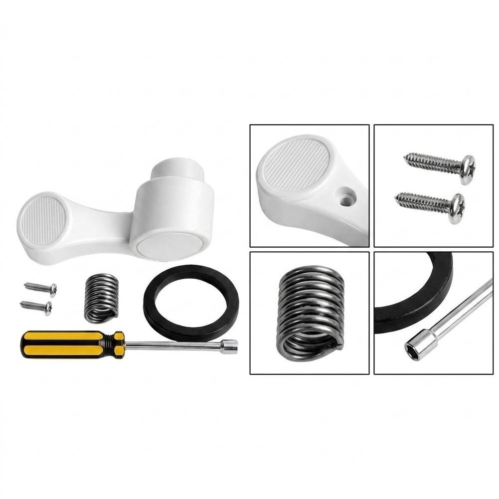 8for Dometic RV Toilet อัพเกรด, แป้นเหยียบสําหรับงานหนักสําหรับการเปลี่ยนง่ายอย่างรวดเร็ว