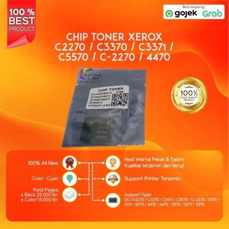 Xerox C2270 / C3370 / C3371 / C5570 / C-2270 / 4470 Magenta Toner Chip