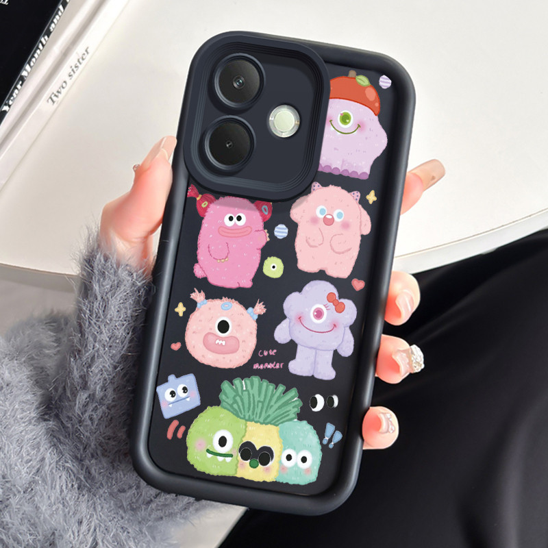 ปลอก Hp สําหรับ OPPO A5 Pro 4G A5 Pro 5G A5 Energy Case Monster Ball Fur ฝาครอบขนาดเล็กเปลือกโทรศัพท