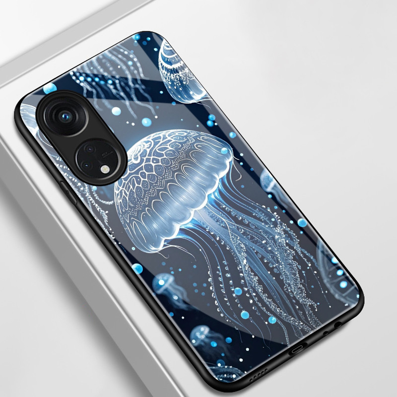 เคสสำหรับ OPPO Reno 8T 5G A1 Pro 5G เคสโทรศัพท์แบรนด์อินเทรนด์เปลือกแก้วกันกระแทก